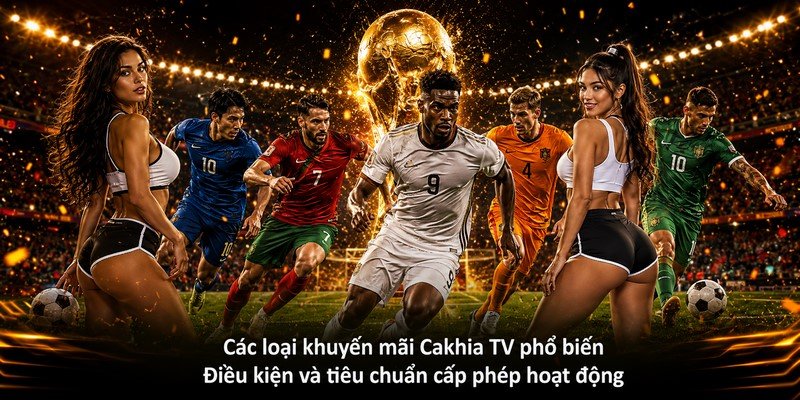 Các loại khuyến mãi Cakhia TV phổ biến