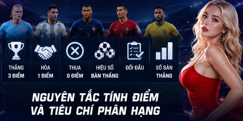 Nguyên tắc tính điểm và tiêu chí phân hạng