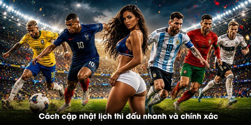 Cách cập nhật lịch thi đấu nhanh và chính xác