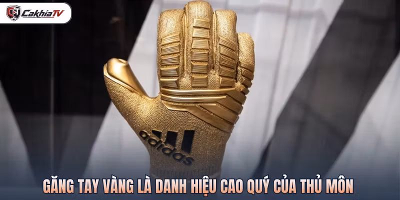 Găng tay vàng là danh hiệu cao quý của thủ môn